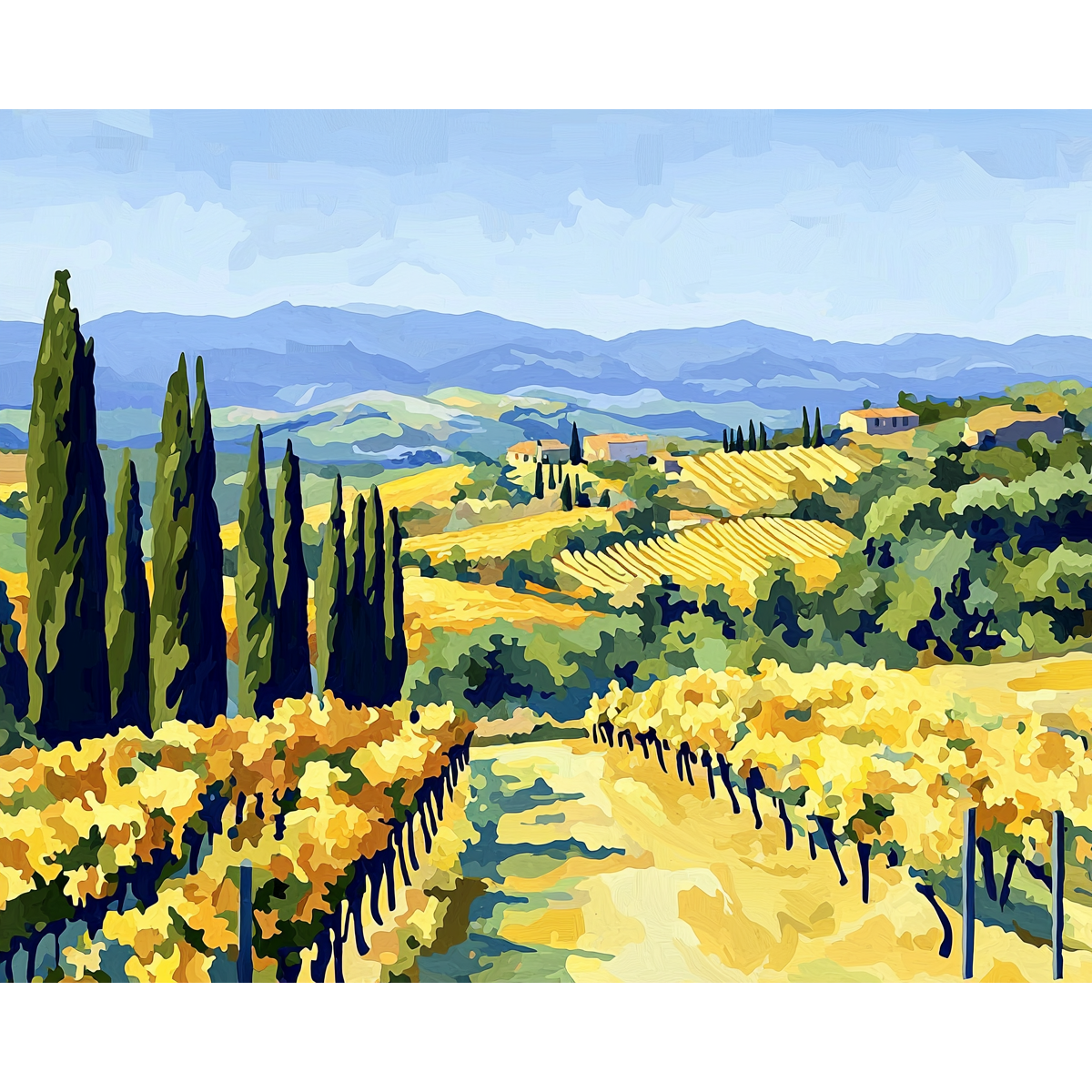 Collines pastel