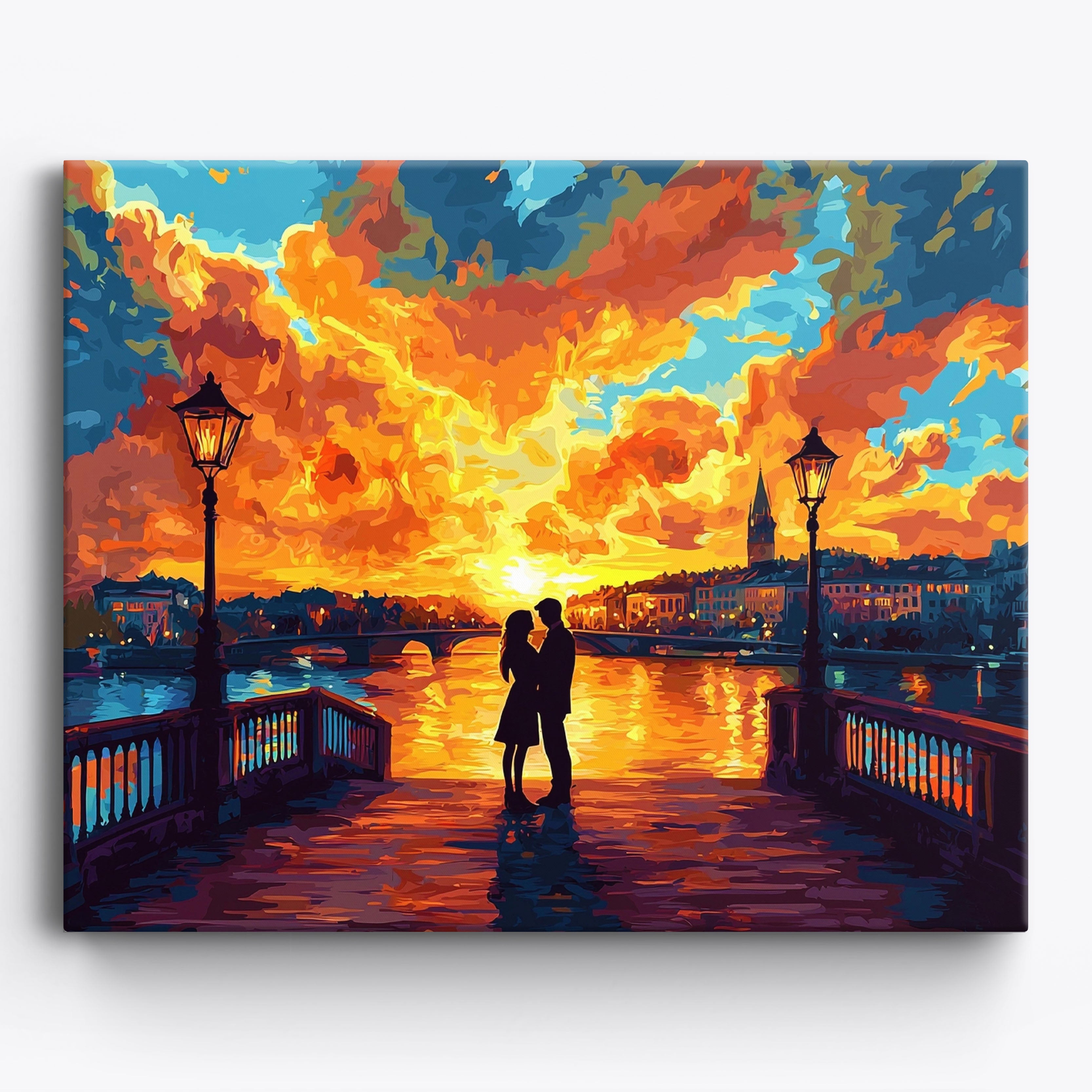 Golden Horizon No Frame / Regular (15.75"x19.7"/40x50cm)