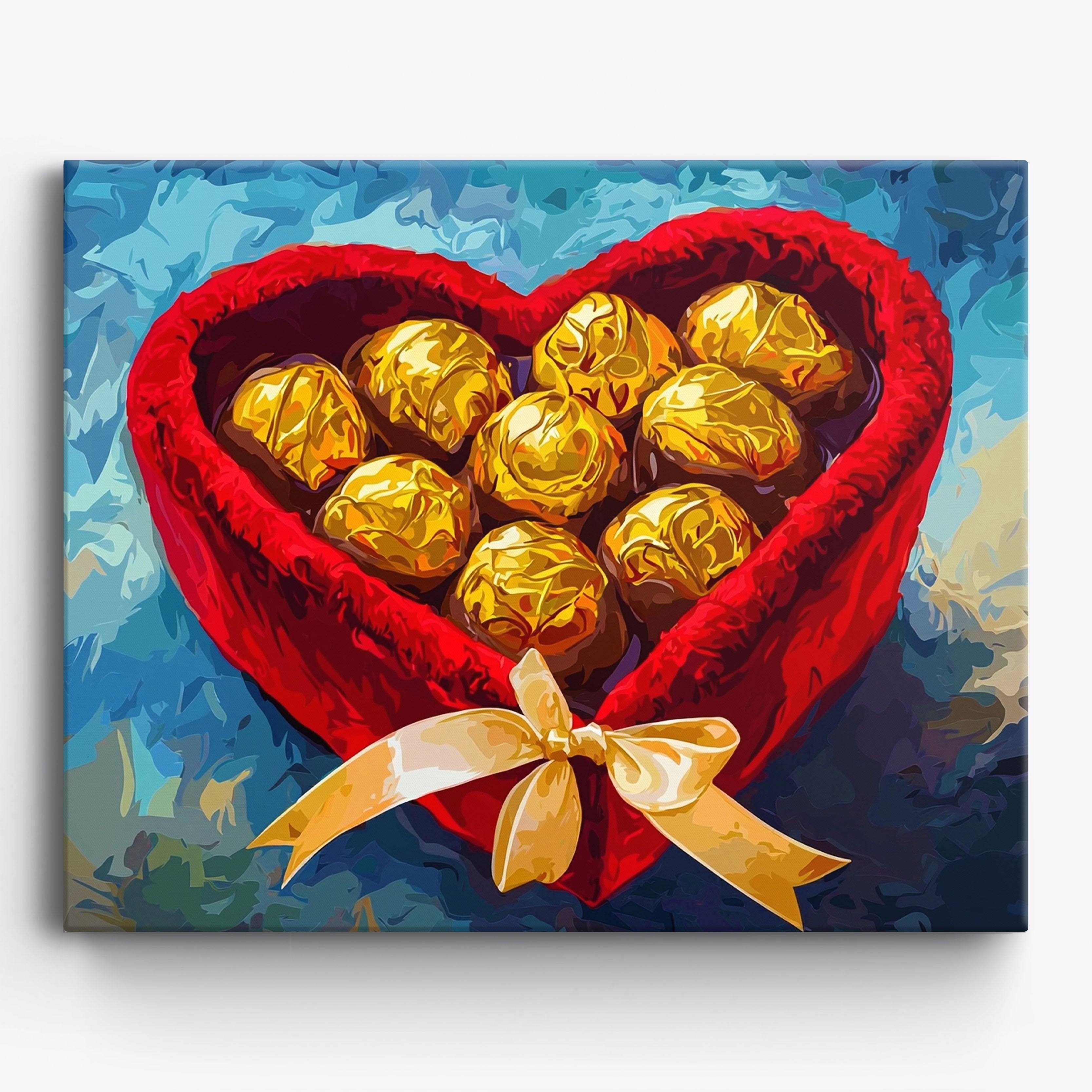 Gilded Heart No Frame / Regular (15.75"x19.7"/40x50cm)