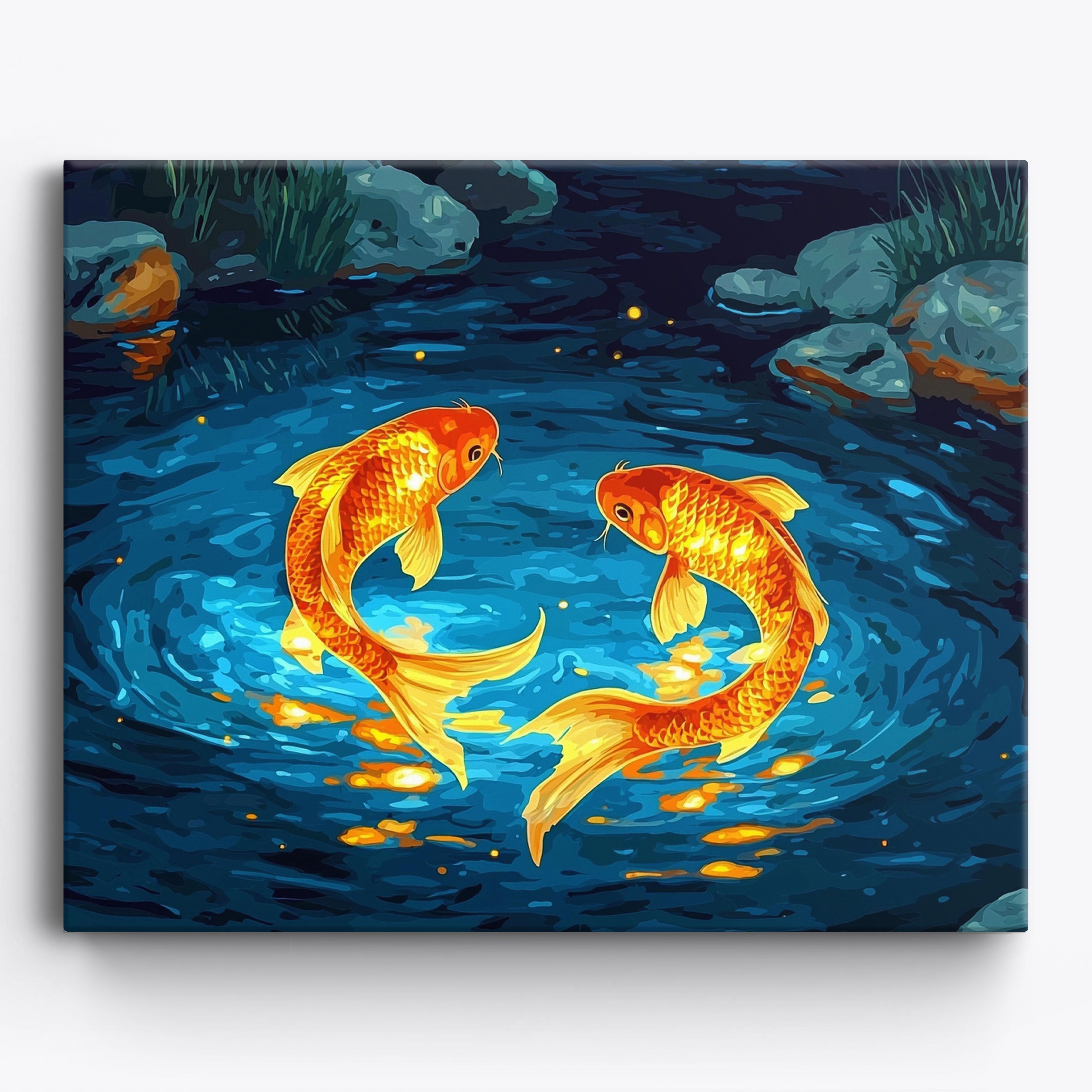 Koi Serenade No Frame / Regular (15.75"x19.7"/40x50cm)