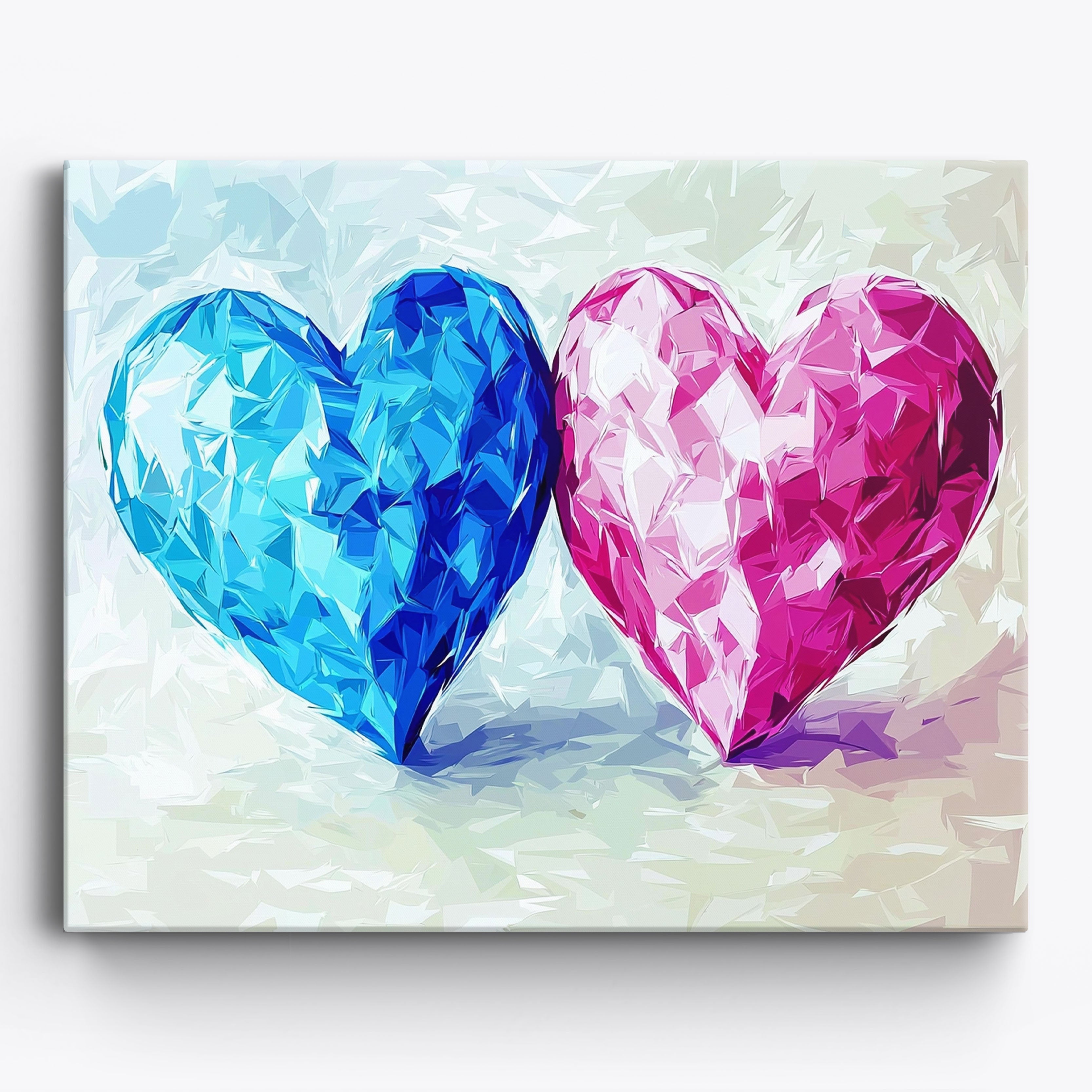 Gradients Heart No Frame / Regular (15.75"x19.7"/40x50cm)