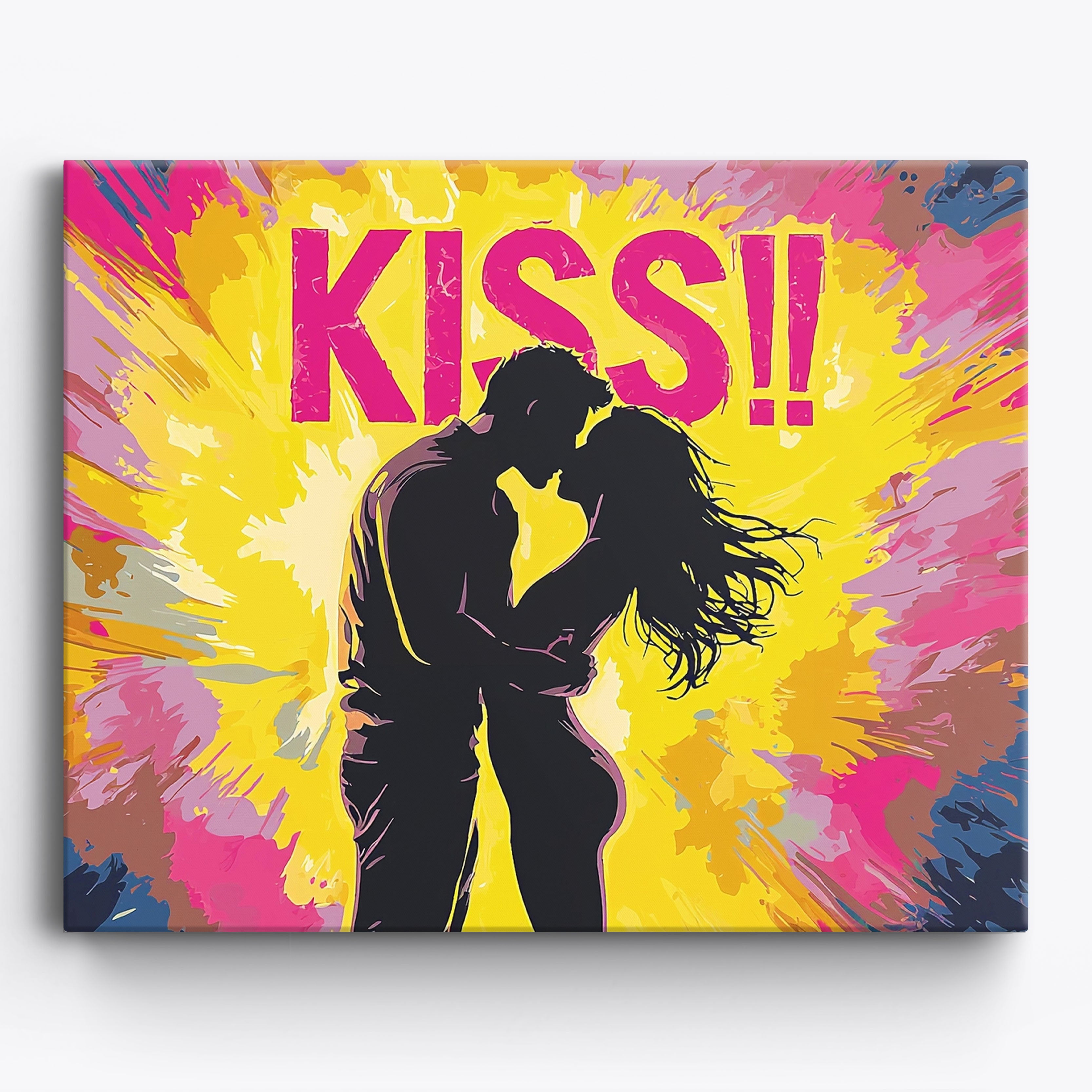 Halftone Kiss No Frame / Regular (15.75"x19.7"/40x50cm)