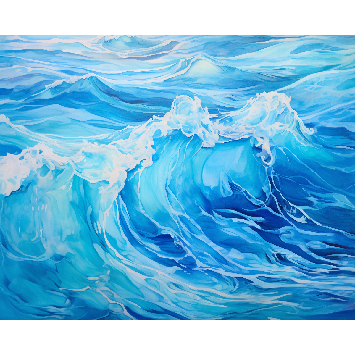 La symphonie de la vague bleue