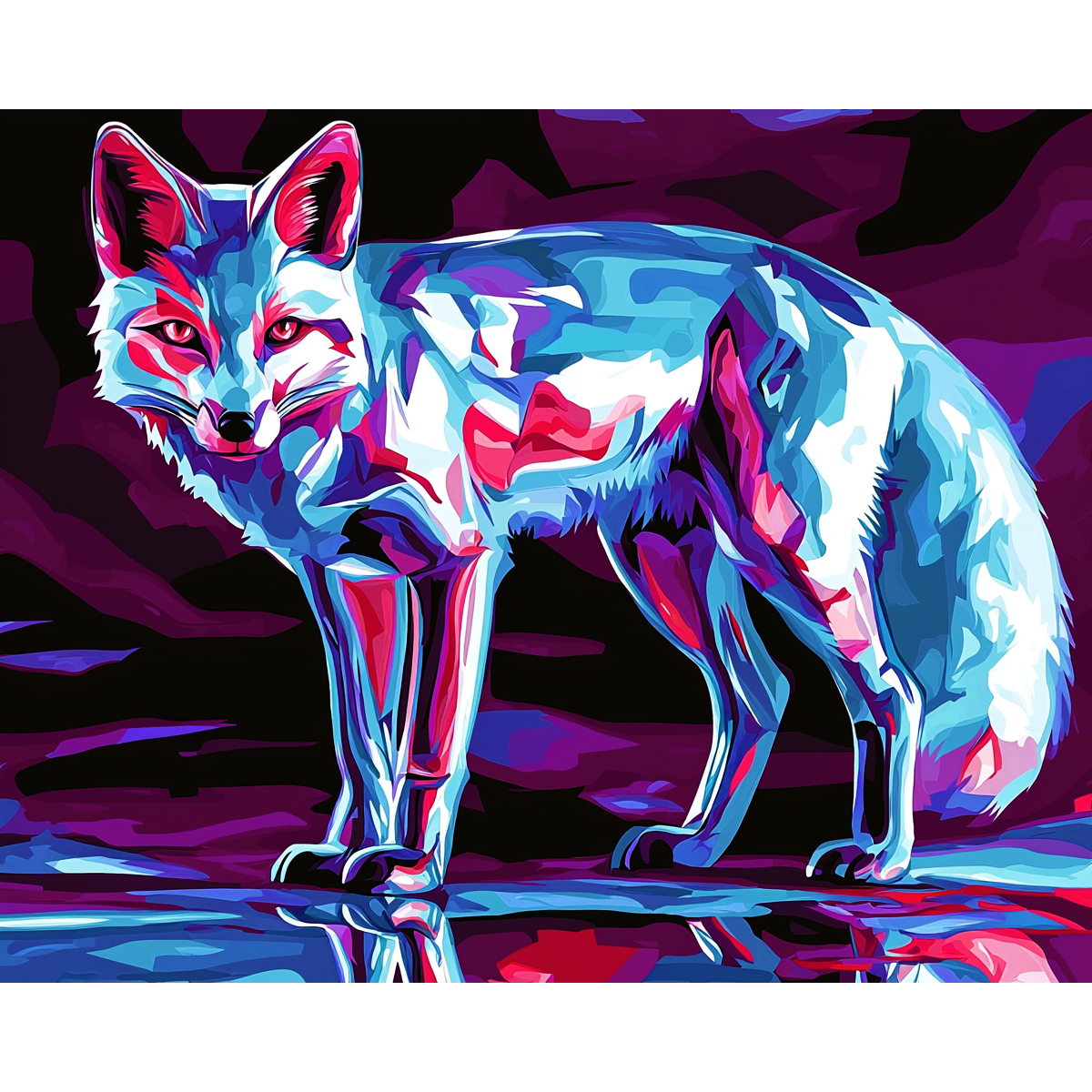 Futuristic Fox Glow
