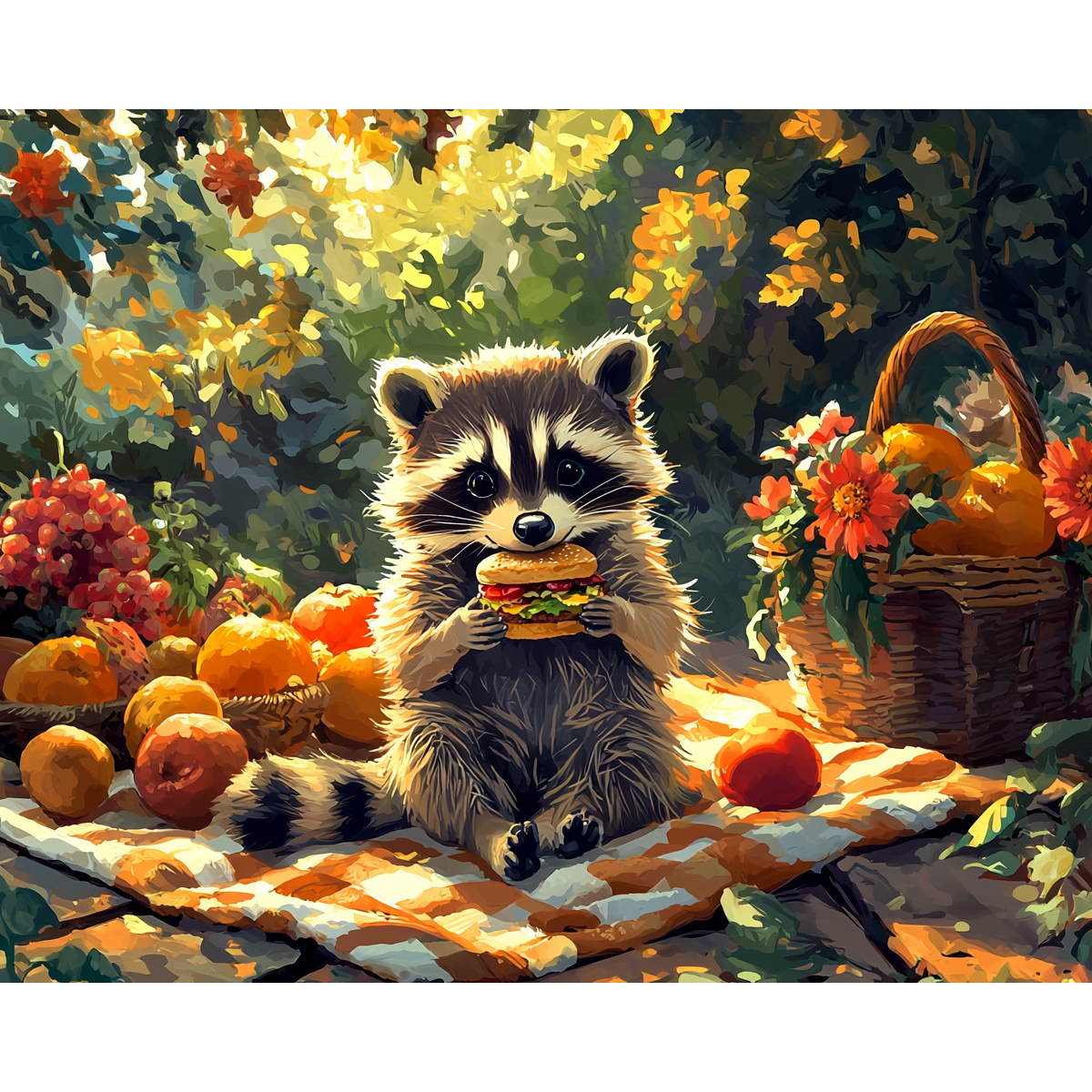 Festin de raton laveur
