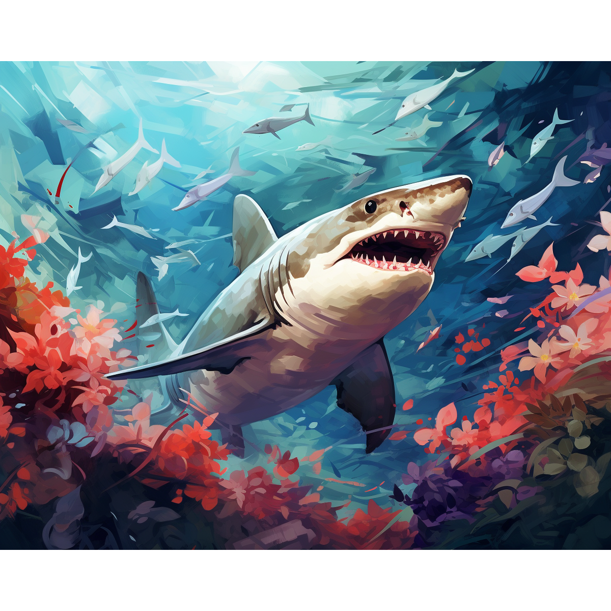 La poursuite du requin chromatique