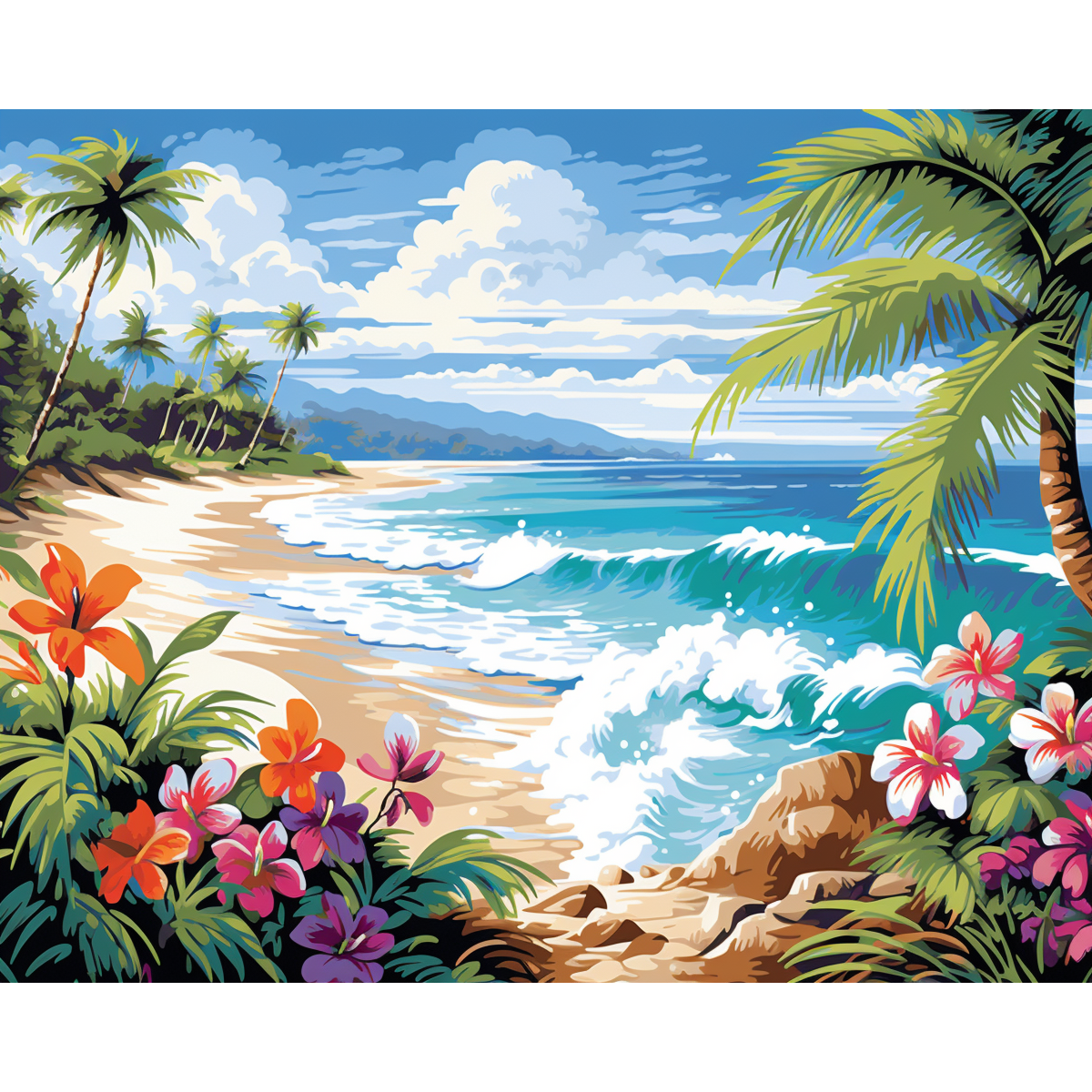Un littoral coloré