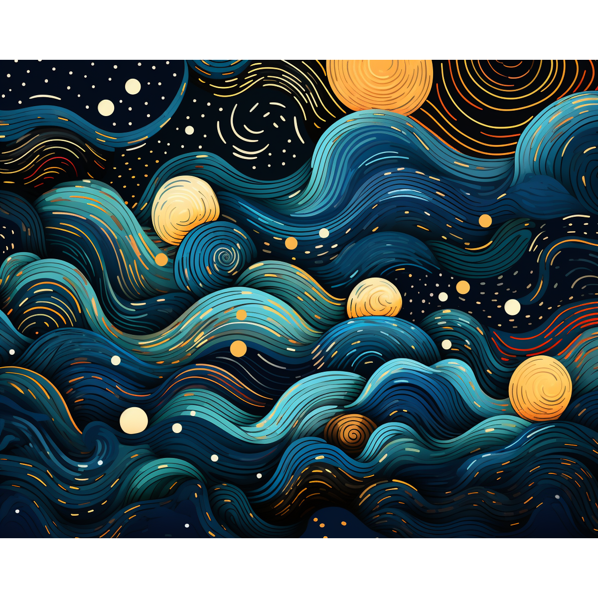 Poussière d'étoiles à main levée