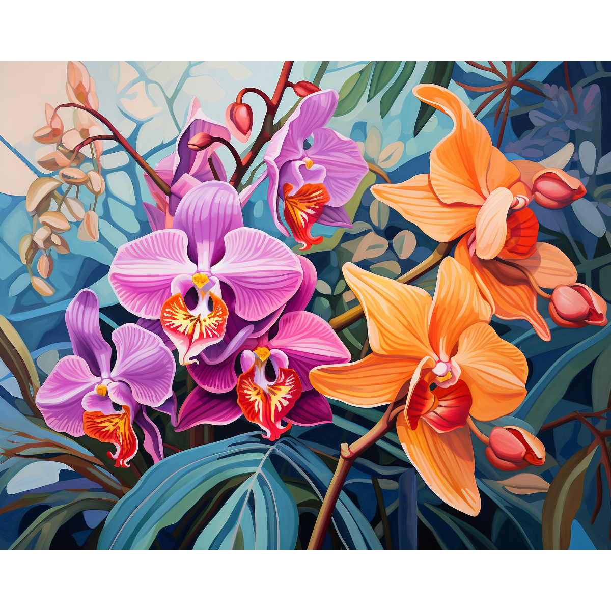 Fleurs complexes