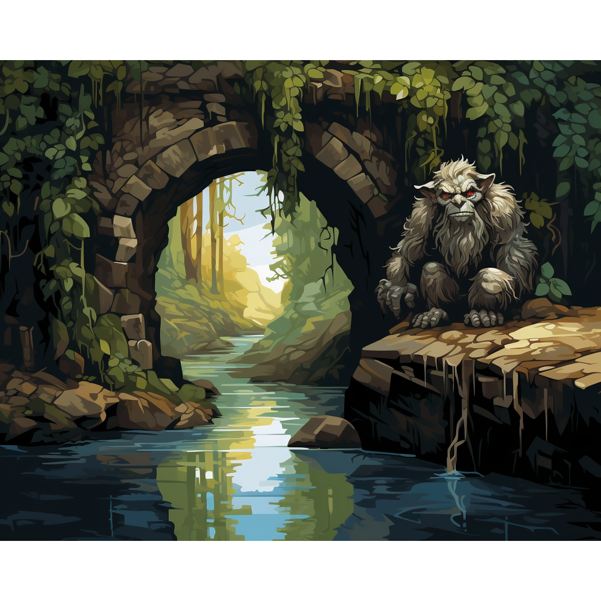Troll sous le pont